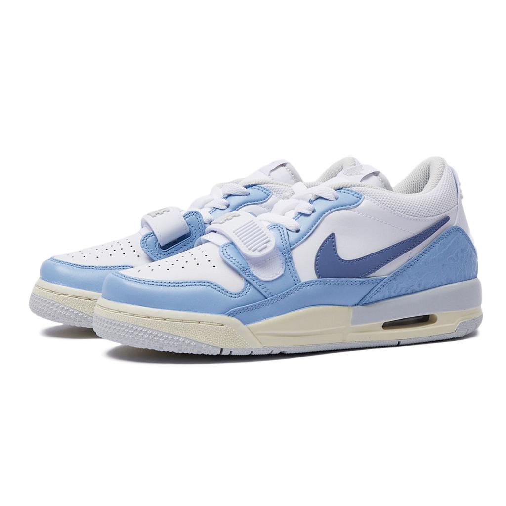 Jordan Legacy 312 Cushioning Slip Resistant Low top Vintage Basketball Shoes GS Blue White HJ3483-101(Team15-)