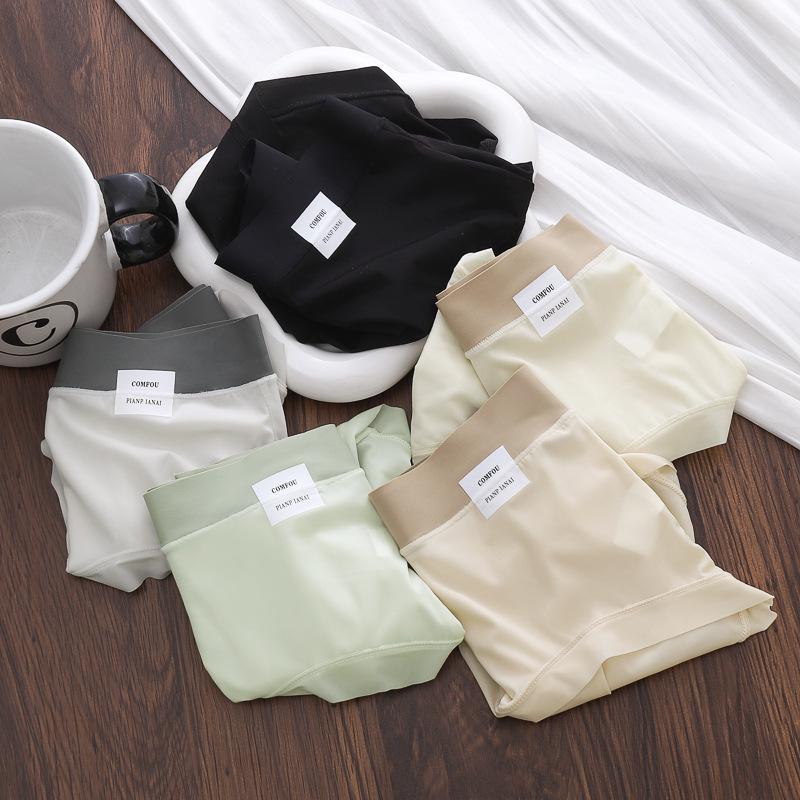 Ultra-Thin Ice Silk Women's Underwear: Antibacterial, Quick-Dry, Invisible, Breathable, Cotton Crotch