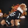 Cute Pet Jumpsuit Halloween Luminous Skeleton Pet Dog Cat Costumes Creative Puppy Kitten Pet Costume Funny Pet Cosplay Props
