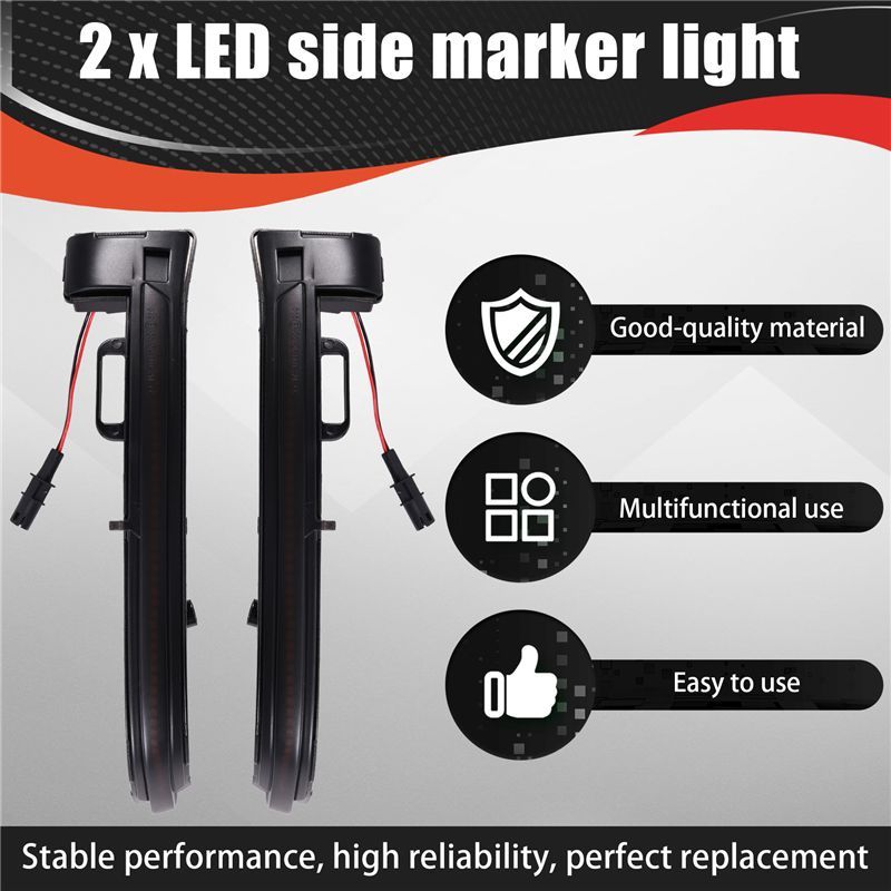 Strange Modern Styling LED Sequential Side Wing Mirror Turn Signal For 308 T9 SW II Mk2 Dynamic Blinker Indicator Lamps