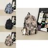 Casual Nylon Student Backpack For Daily Use With Air Cushion Straps For Teen Girls And Boys