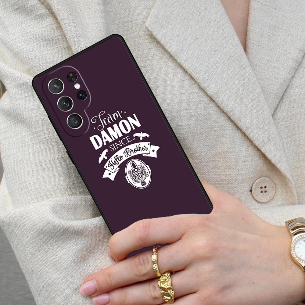 A little bit of Damon Vampire Diaries Cell Phone Case for Samsung Galaxy S26 Ultra S25 S24 S23 S22 S21 S20 Note10 Cover