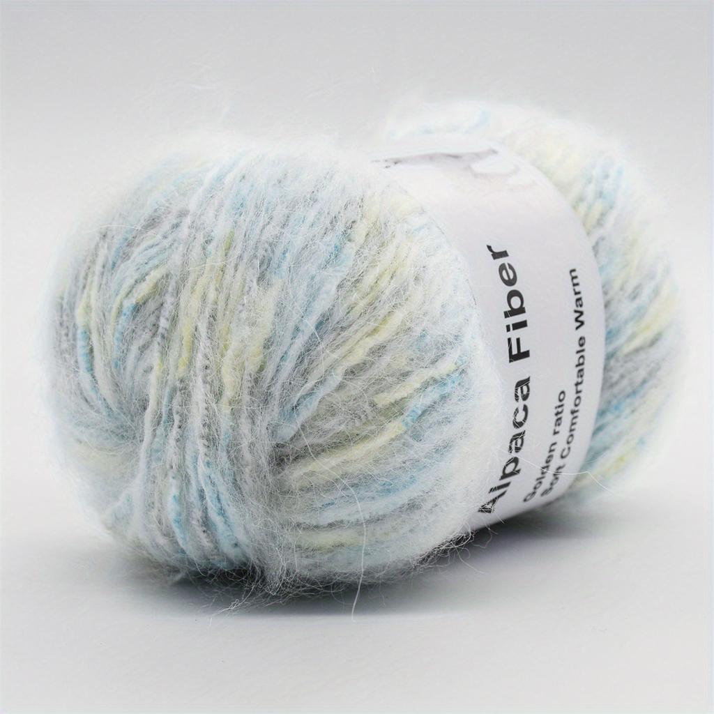 6-Pack Soft Cashmere Wool Acrylic Blend Yarn (50g/280m Per Skein) Multi-Color for Knitting & Crocheting Sweaters 3.5-4.5mm Needle/Hook Handmade Yarn