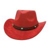Premium Tibetan Cowboy Hat Stage Jazz Hat Multi-Color Suede Premium Top Hat