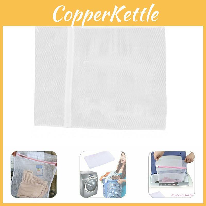 Extra Large Mesh Laundry Net Zipper Bag For Washing Delicates 50x60cm Size