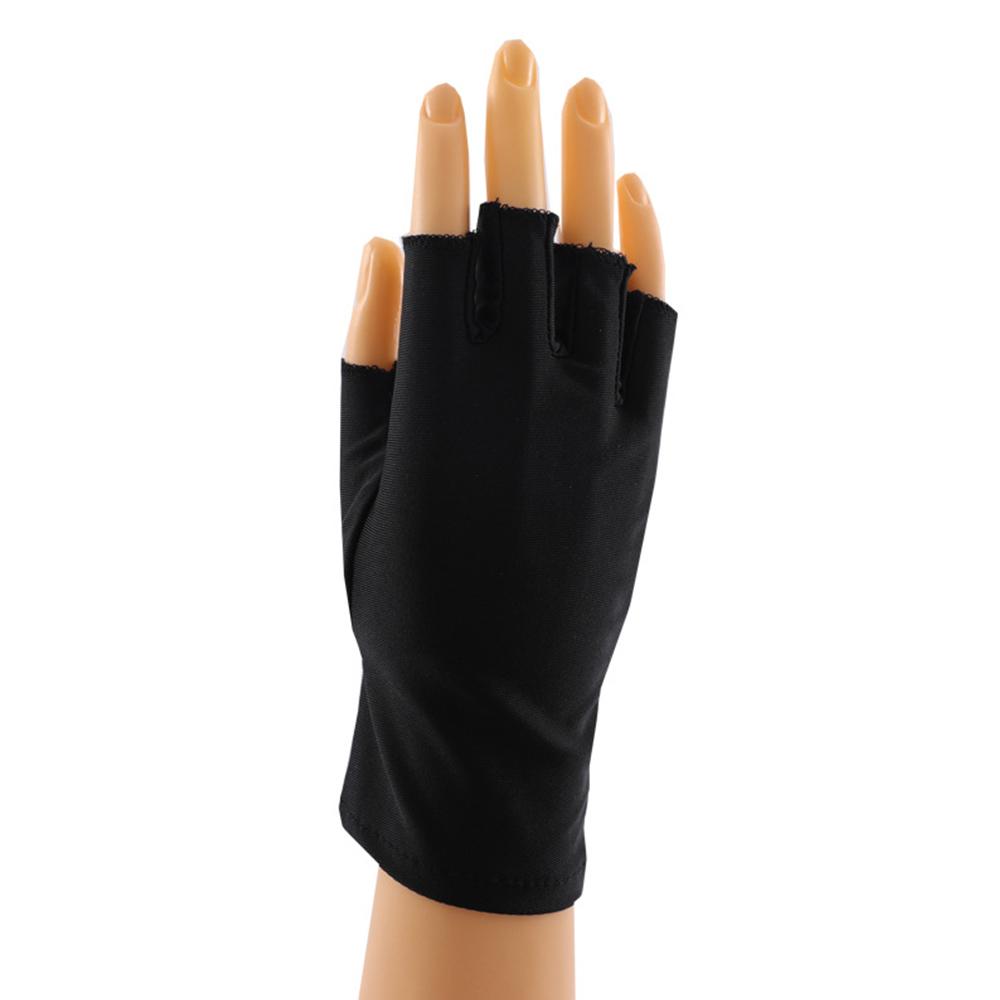 Protector Sunscreen Stretch Breathable Elastic Half Finger gloves Mittens Anti-UV Driving Gloves