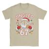 Mens Womens Jingled By 67 Six Seven Brainrot Ugly Christmas Santa  Shirt Pure Cotton New Arrival T-Shirt  Clothing Outfits
