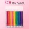 Luminous Color-Changing Glitter Gel Pen - Silver Light & Pearl Marker for Journaling