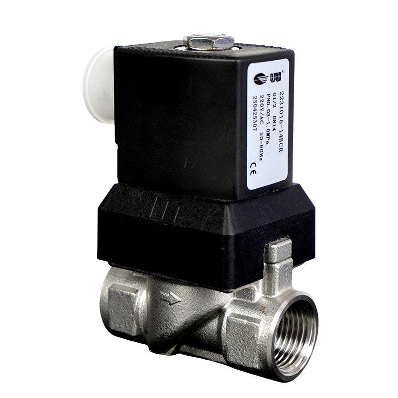 QJQD 316 Stainless Steel Direct Acting Poppet Solenoid Valve - 6213 Replacement
