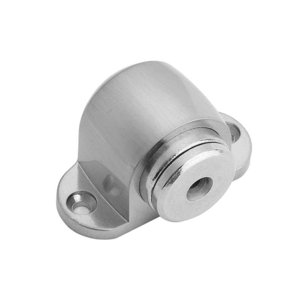 Stainless Steel Strong Magnetic Door Stopper Suction Gate Supporting Hardware Mini Stop with Catch Screw Mount