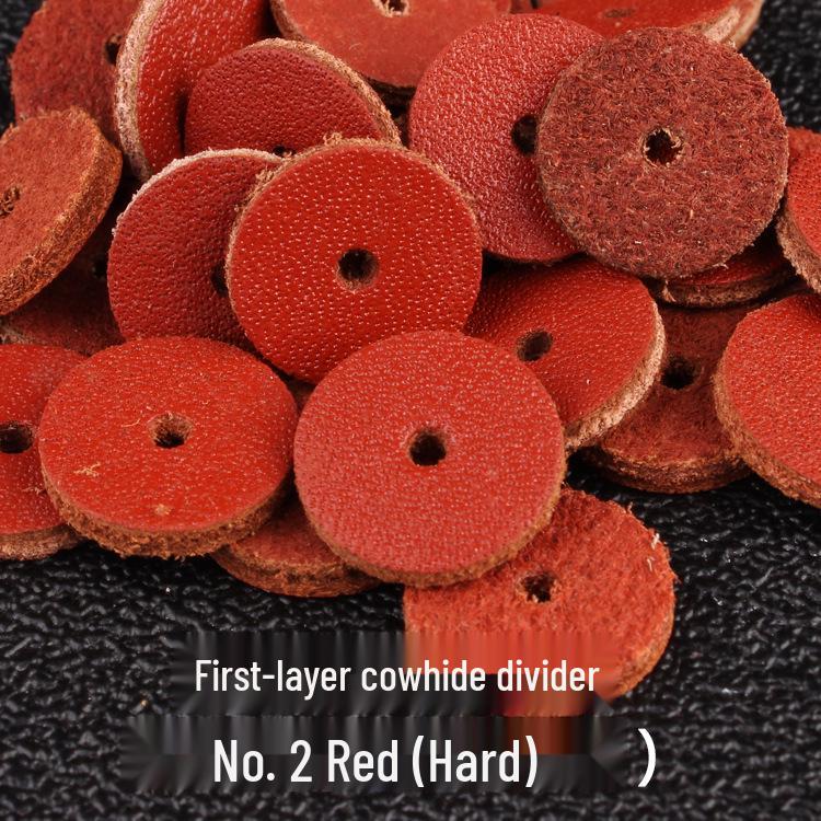 Thickened Natural Cowhide Spacer Bead Washer - Bodhi Vajra Accessories 6-16mm, Star & Moon Design 6mm/100 pieces per pack