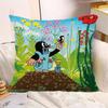 Cartoon Pillow Covers Cartoon Sofa Decorative Home Doublesided Printing Short Plush Cute Cushion The LLittle MMole Cover