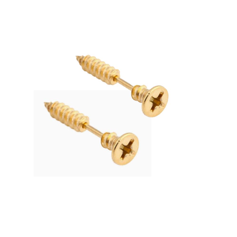 Stainless Steel Unisex Stud Earrings Punk Gothic Hip Hop Style Phillips Screw Pin Hoop Drop Dangle Earring Set