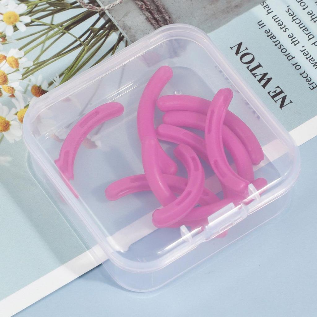 Multi-Color Durable Silicone Eyelash Curler Replacement Pads - High Elasticity and Long-Lasting