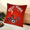 Cartoon S-Scott P-Pilgrim Cushion Cover Soft Short Plush Pillow Cover Smooth Cozy Texture Aesthetic Cushion Case Home Decor