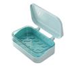 Soap Box with Double-layer Lid for Draining Water, No Need To Drill Holes, Laundry Soap and Soap Box Storage Rack