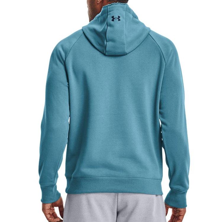 Under Armour Felpa con cappuccio da allenamento Project Rock Johnson Uomo Felpe Blu 1370453-416