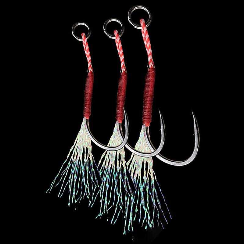 1Pcs Fishing Hook Single Hook Assist Hook And Hook Double Hook Assist Hook Fishing Gear
