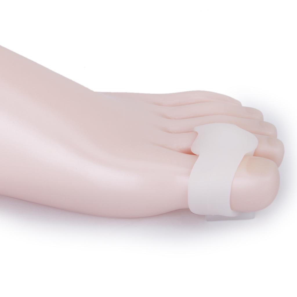 2 Holes Gel Toe Separators Stretchers Straightener Alignment