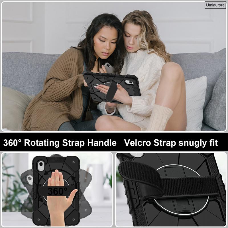 Για Lenovo Xiaoxin Pad 11" 2025 Idea Tab M11 11 ιντσών TB336FU TB336ZU TB330FU Λουράκι Χειρός Βάση Θήκη Tablet Αντικραδασμική Θωράκιση Funda