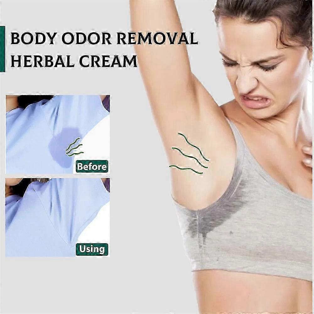 Underarm Odor Cleansing Creamprevents Underarm and Body Sweating, Effectively Prevents Sweat Odor, 100% Natural Ingredients, 20g