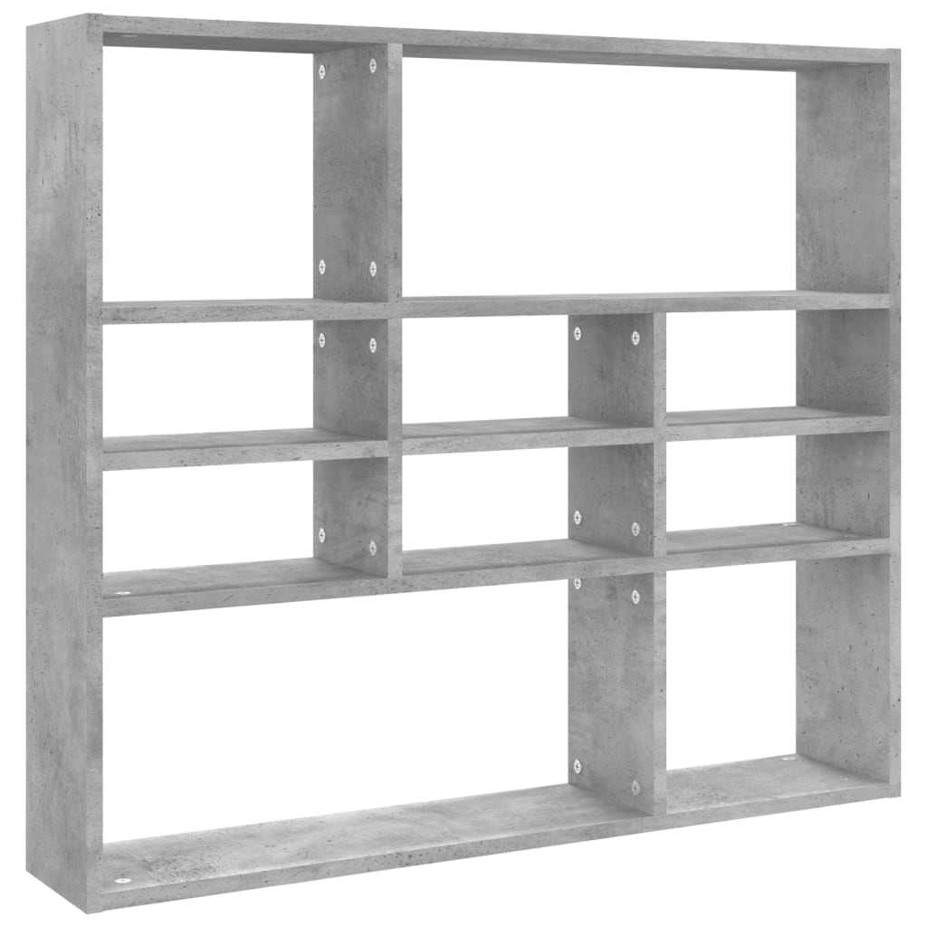 Dekoratives Wandregal, wandmontiertes Aufbewahrungsregal, 90x16x78 Zentimeter