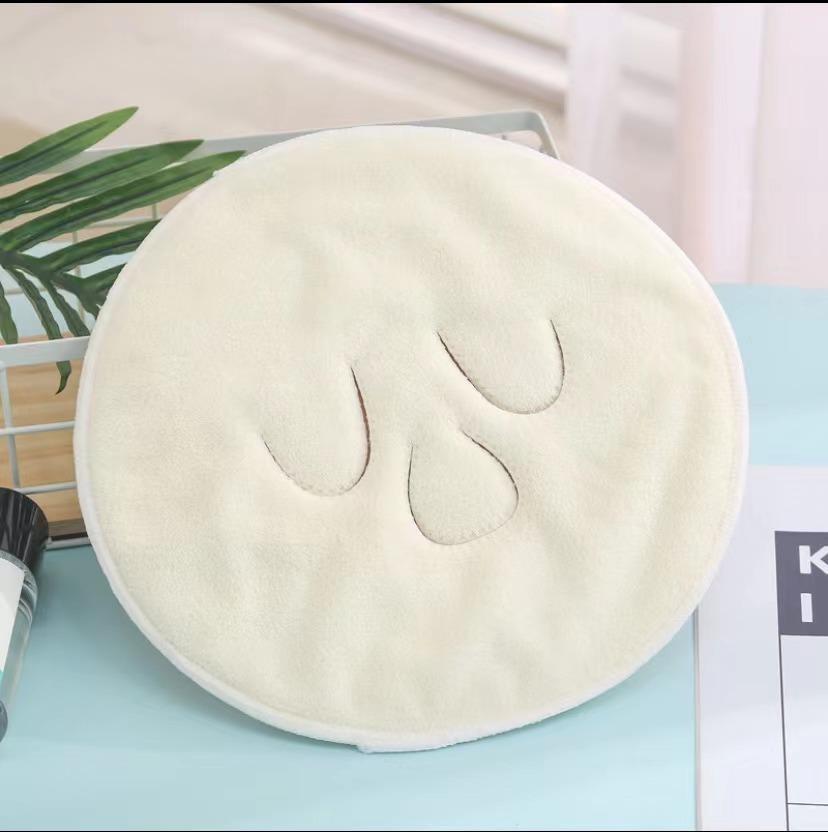 Thickened Pure Cotton Ear-Hanging Facial Towel for Hot & Cold Compress