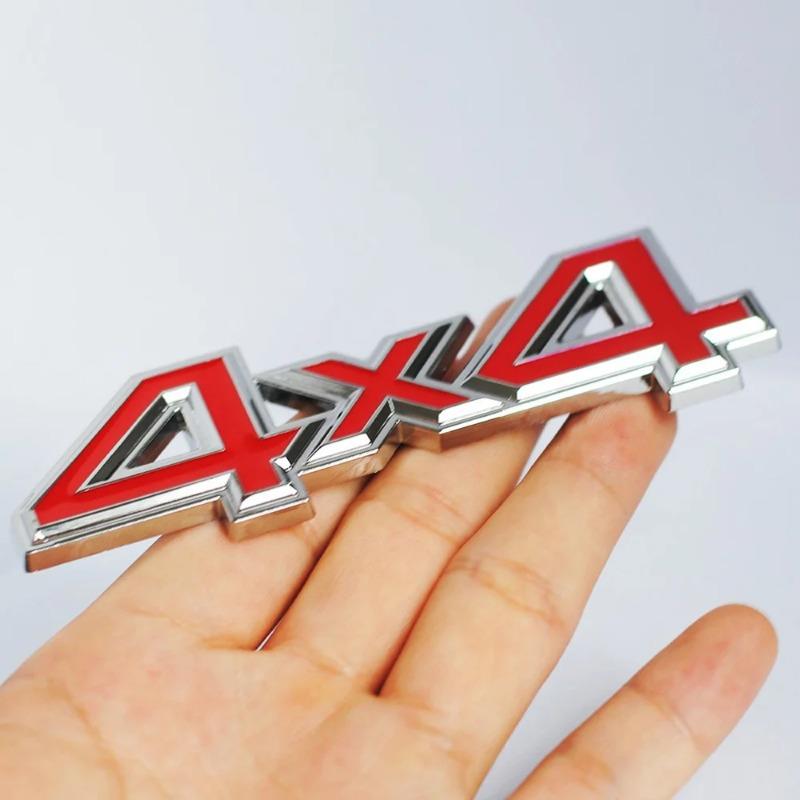 DSYCAR 1 st 3D Metall 4X4 Fyrhjulsdrift Bil Klistermärke Emblem