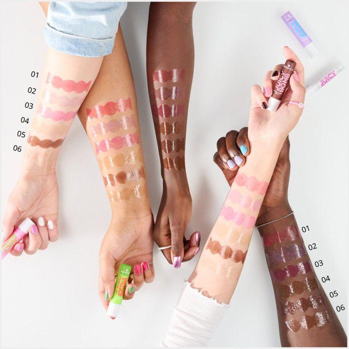 Lip Balm - ESSENCE - Juicy Bomb 02 - Moisturizing - Shiny Glow - Pink Color