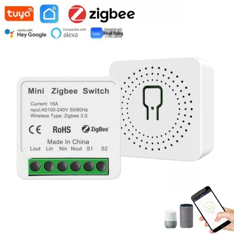 Graffiti ZigBee Smart Flush-Mount 16A On/Off Switch with Power Level APP Control