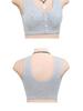 Mom's Cotton Wire-Free Front Closure Vest Bra for Middle-Aged & Elderly Women, Plus Size, Thin Section