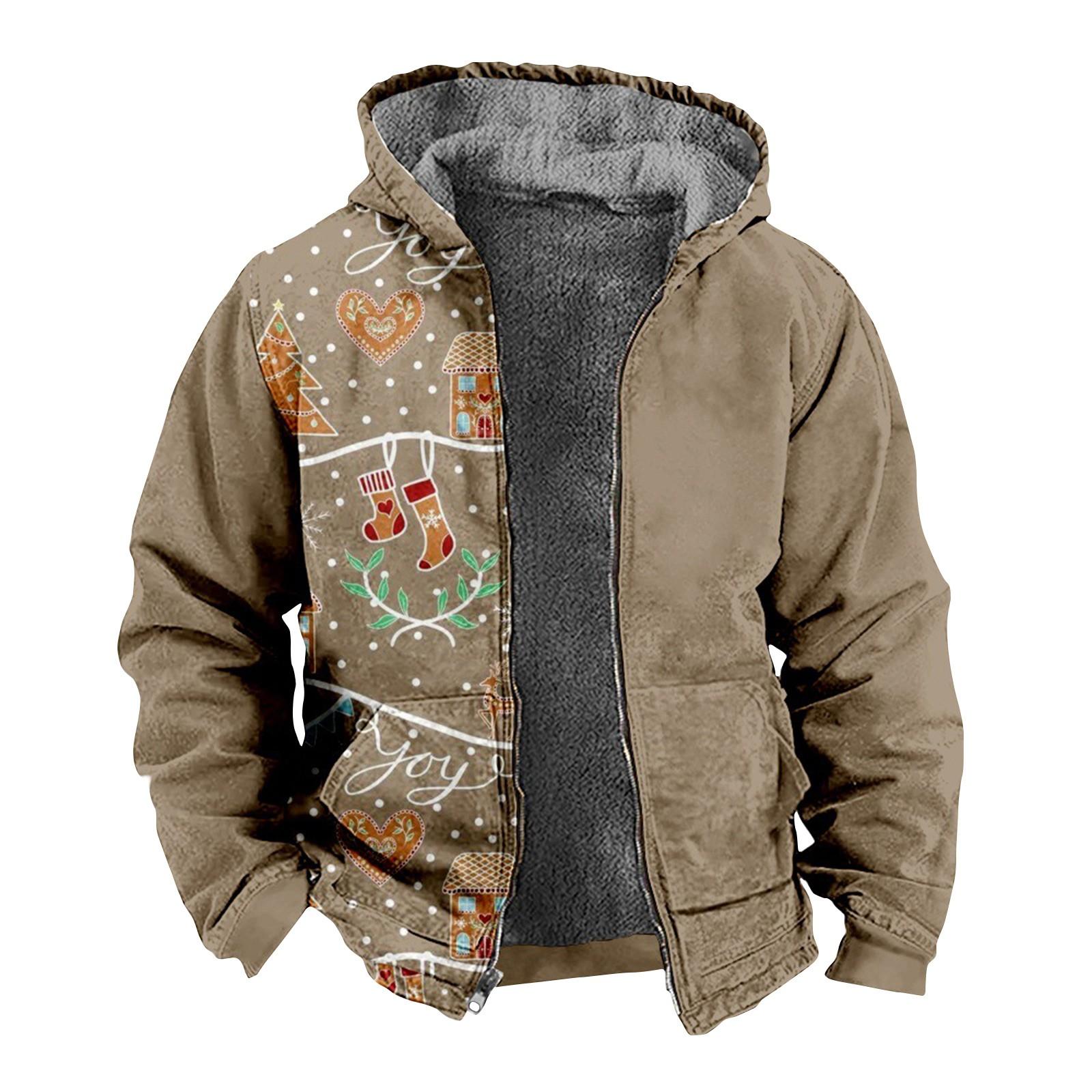 Мужская куртка с рождественским принтом — фото 6