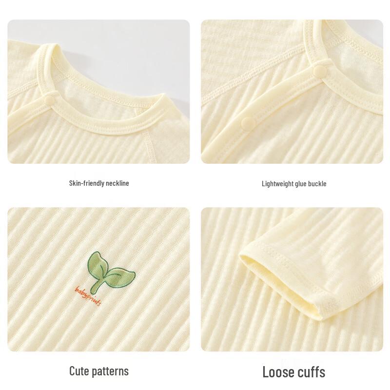Babyprints Newborn Cotton Long-Sleeve Romper 2-Pack