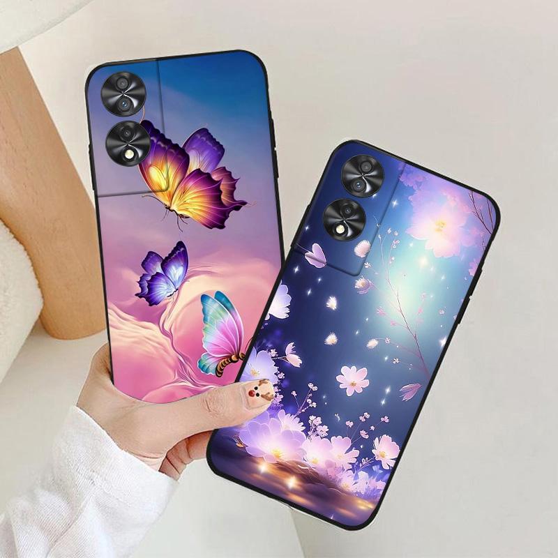 For TCL 40 NxtPaper 4G Case Black Bumper Back Cover on TCL 40NxtPaper Funda Soft Silicone Phone Case For TCL40NxtPaper 5G Coque