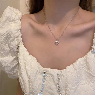 Luxuriöse Zirkon Schlüsselbeinkette - Japanisches & Koreanisches Design