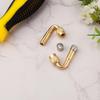 2pcs Tire Valve Extension, 45 Degree Tyre Inflator Valve Extension Adaptor Brass Tire Valve Stem Extenders Valve Stem Adapter for Cars Motorcycles