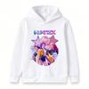 Kids Boys Girls Hoodie, Colorful Music Girl Group Disco Star Print Casual Long Sleeve Pullover Sweatshirt for Daily Wear