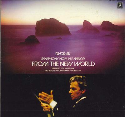 LP Record HERBERT VON KARAJAN BERLINER PHILH Dvorak Symphony No. 9 AW5185 ANGEL Japan Classical Used
