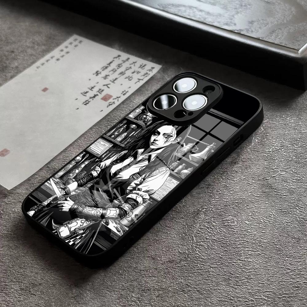 

Чехол для телефона Alice Madness Returns для IPhone 16 Pro Max 15 Plus 14 Pro 12 11 13 Mini X XR XS Max 8 7 Plus SE Стеклянная крышка iPhone14 Plus