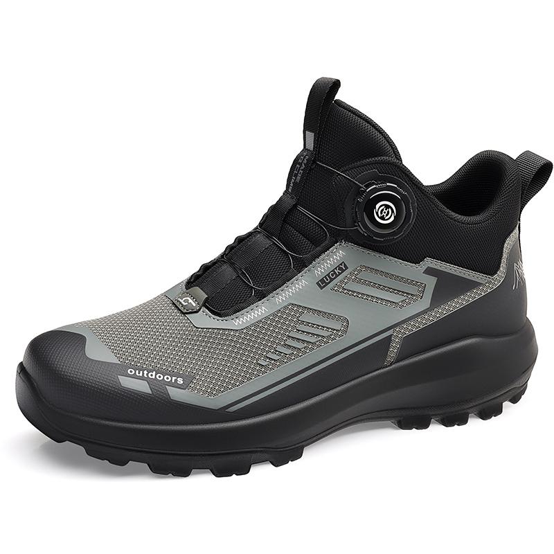 Leisure Walking Outdoor Sports Shoes, Anti Slip, Lightweight, Fashionable, Versatile Shoes, Round Toe Outdoor Shoes, Solid Color