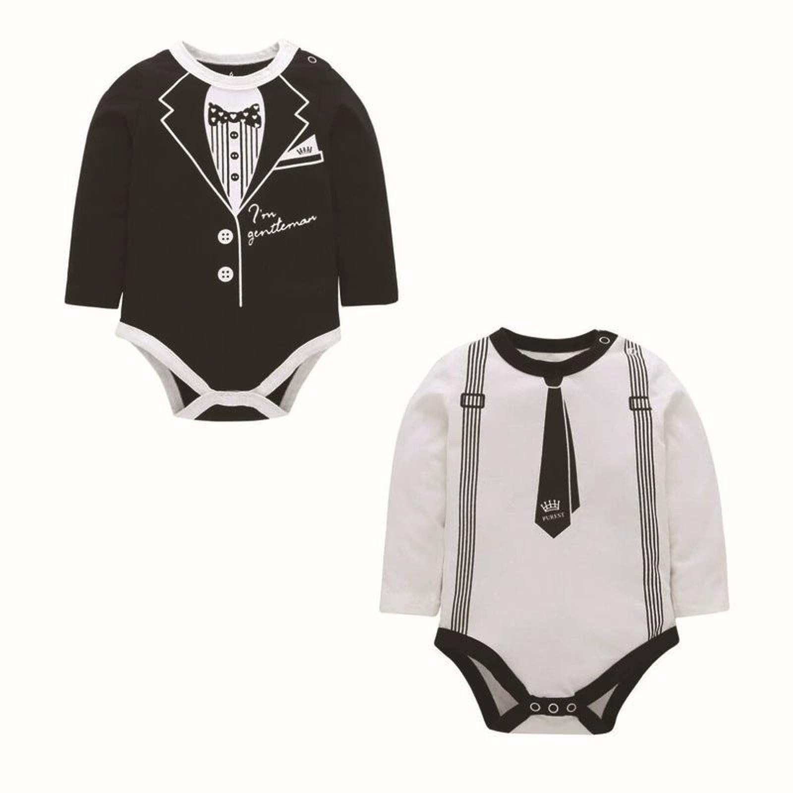 

Infant Toddler Girl Fashion Collar Onesie 12M чорний