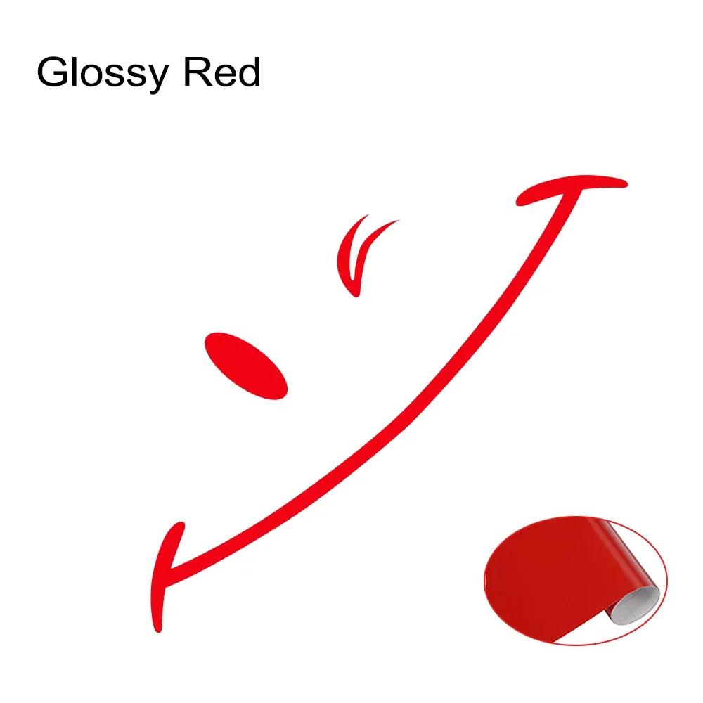 Creative Car Front Rear Bumper Sticker Smile Styling Decal Auto Tuning Accessories For Tesla Model Y S Model 3 BYD Atto Dolphin