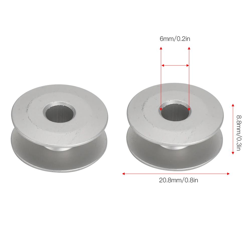 

100Pcs Metal Bobbins For Flat Embroidery Car Sewing Machine Replacement Accessories 40264A Flat 272152A Slope