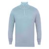 Henbury Mens 1/4 Zip Long Sleeve Jumper