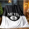 Brook-lyn Nets Art Blanket Flannel Throw for Sofa, Indoor, Camping, Living Room, Office, Chair, And Bed Soft Birthday Gift