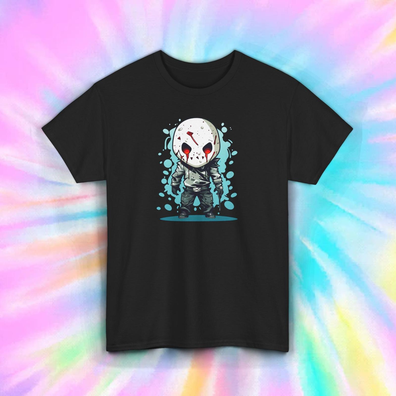 Chibi Horror Slasher T-Shirt Mens Womens Tees Top Cute Creepy Killer Movie Fan Gift S-5XL S