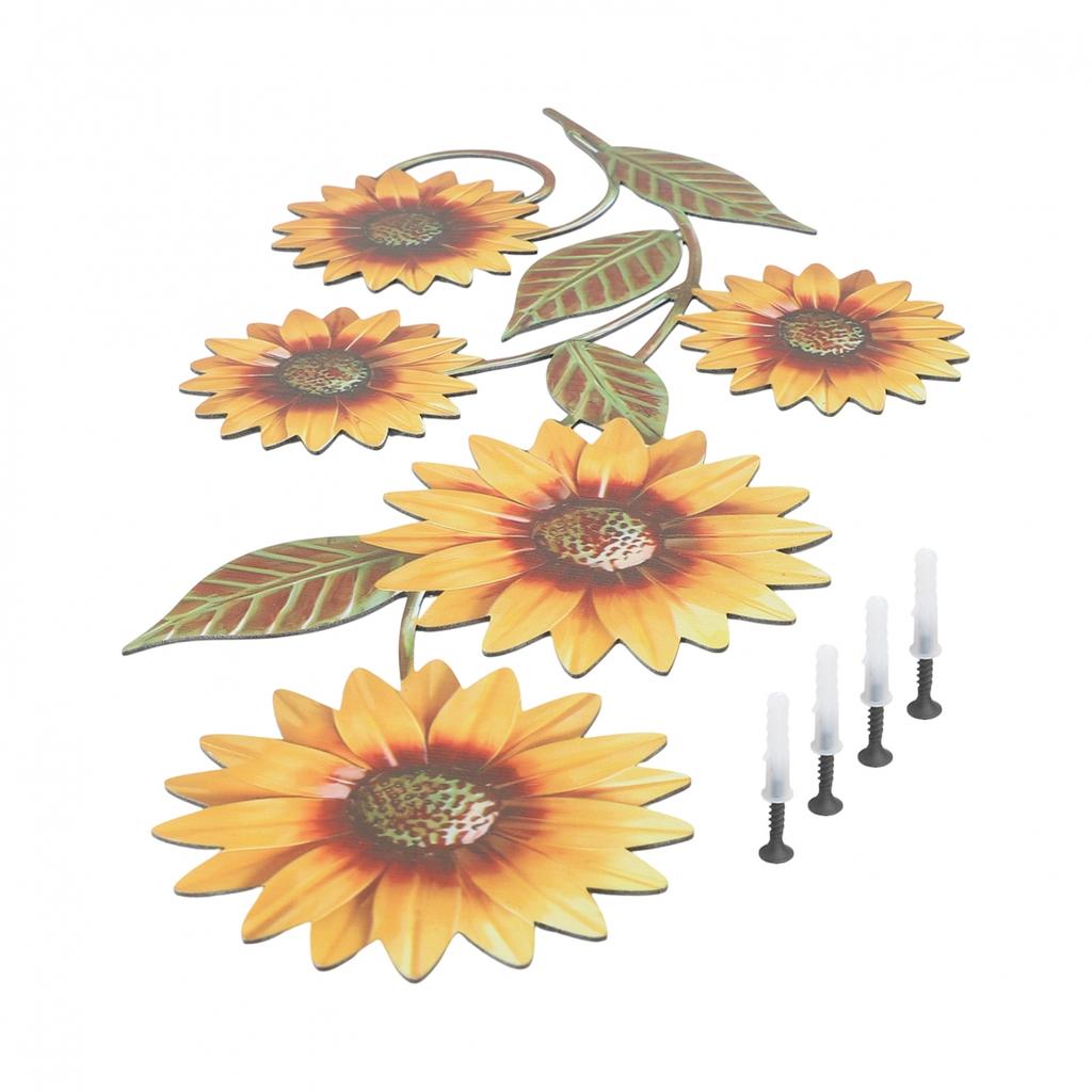 3D Metal Art Vintage Sunflower Decor Wall Decoration