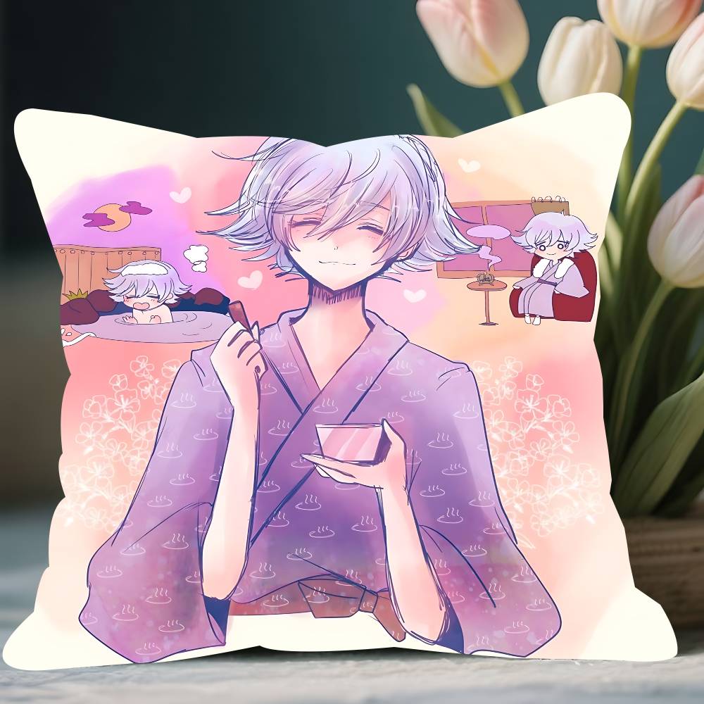 

Аниме Подушка Наволочка Съемная Моющаяся Наволочка – Всесезонный Мягкий Лен 12x12Inch