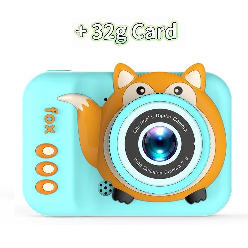 New Instant Children's Print Camera StrapLittle SLR Children's Camera Cartoon HD Dual Camera Digital Camera