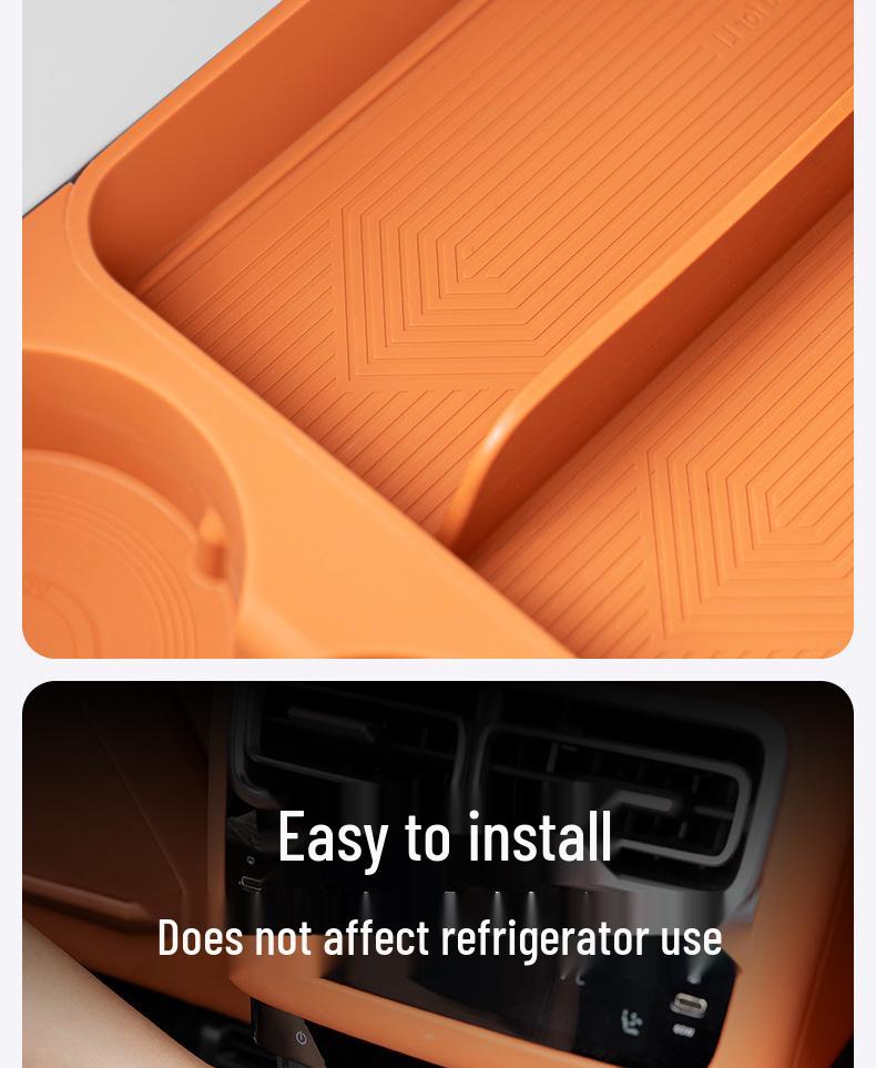 Silicone Cup Holder Pad for Ideal I6/i8 Rear Seat Refrigerator